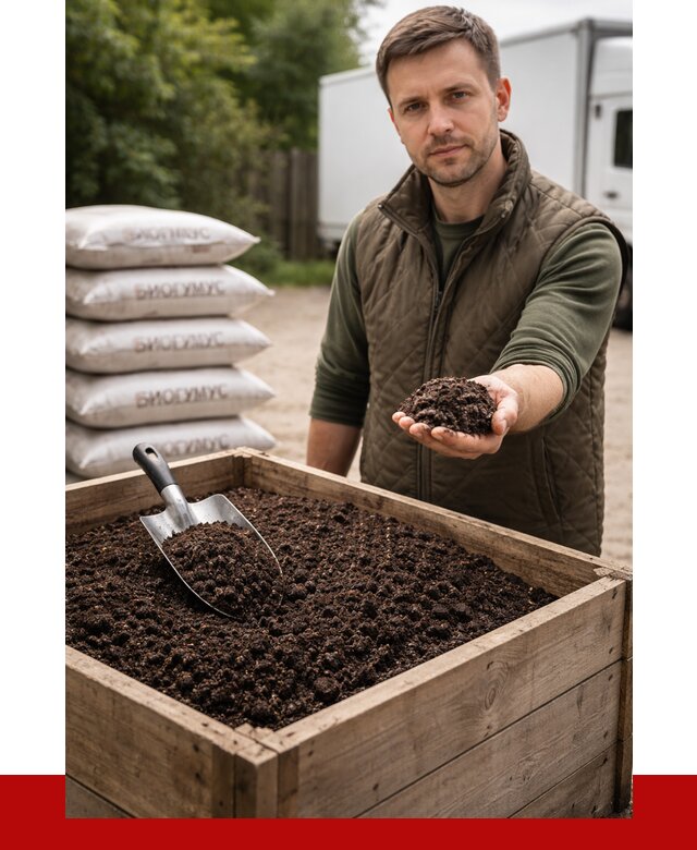 Купить биогумус в Орле с доставкой от 8605 р. за куб | ПРОНЕРУДОрл