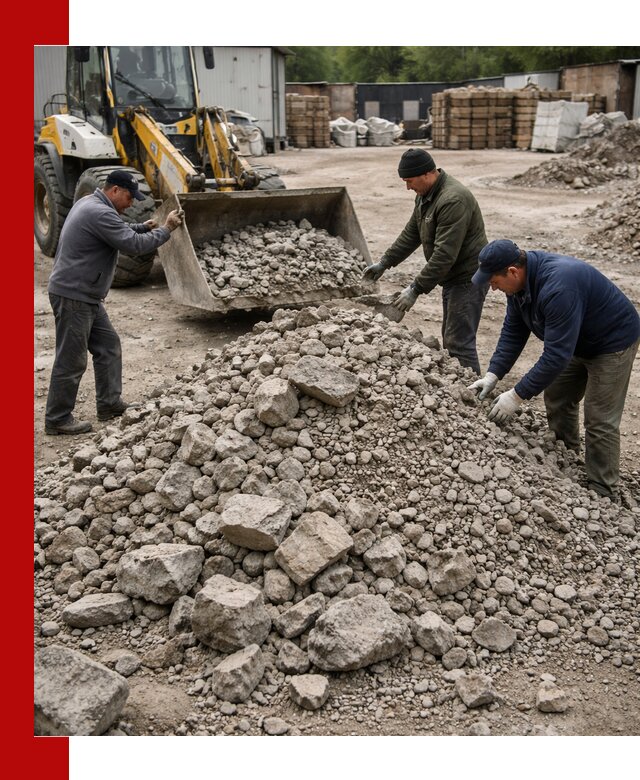 Демонтаж и вывоз бой бетона в Орле