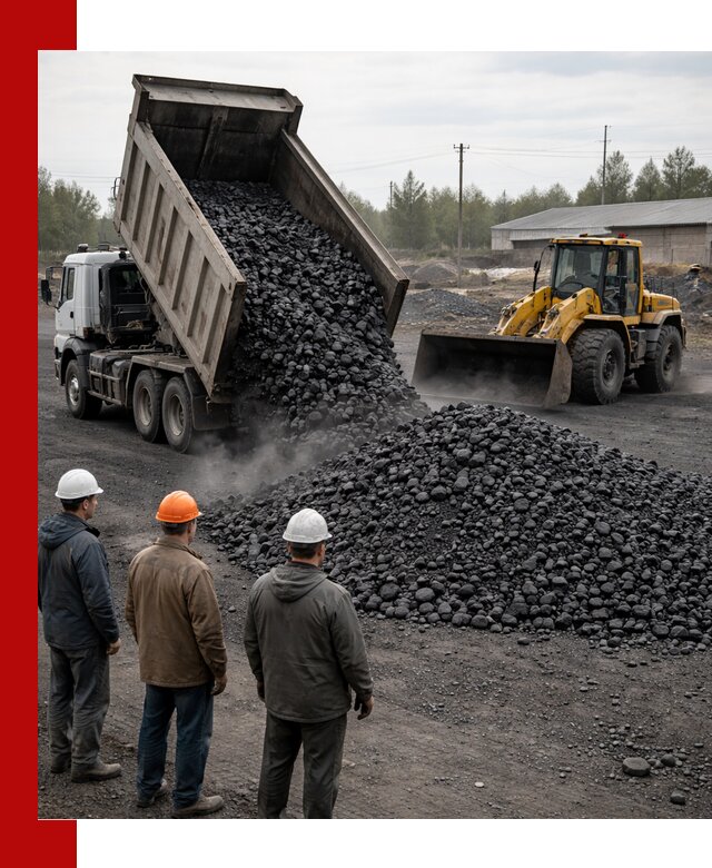 Доставка угля антрацита в Орле с самосвалами и погрузкой