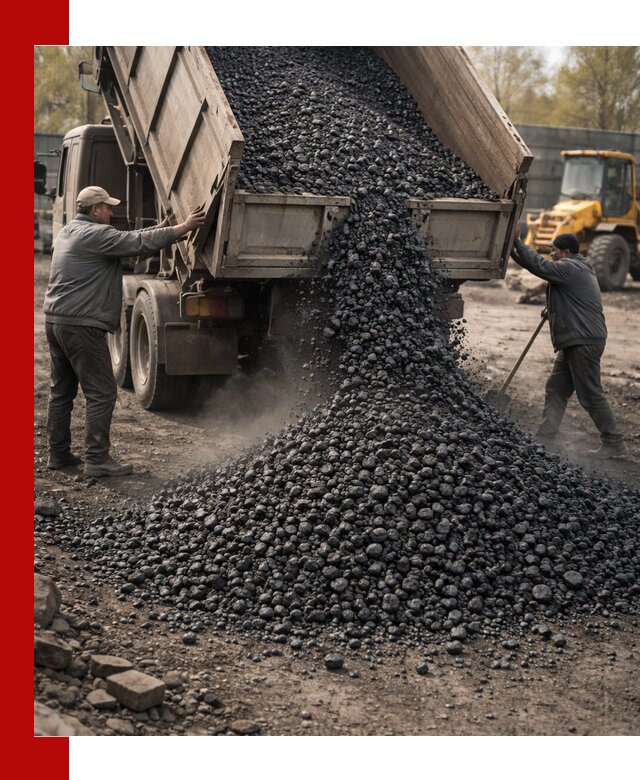 Доставка угля семечка самосвалами в Орле