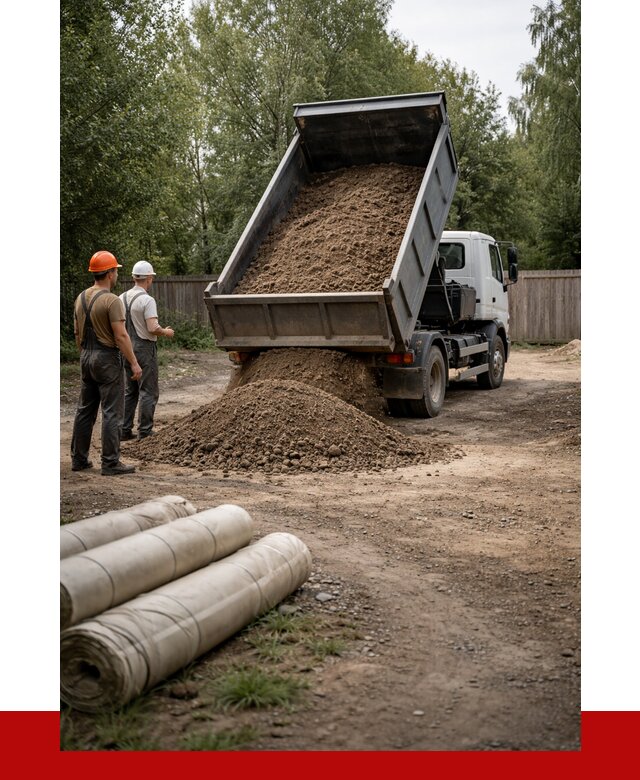 Доставка сыпучих материалов самосвалом в Орёл от 4252 р. | ПРОНЕРУДОрл