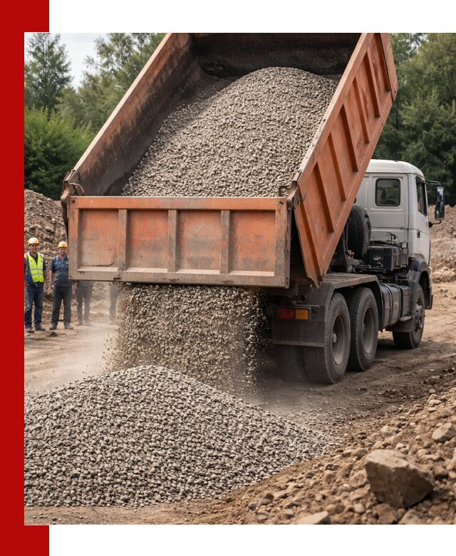 Доставка сыпучих материалов самосвалом в Орле быстро и надежно