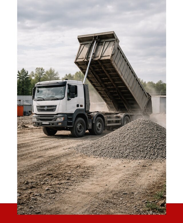 Доставка самосвалом 40 кубов в Орле от 9112 р. | ПРОНЕРУДОрл