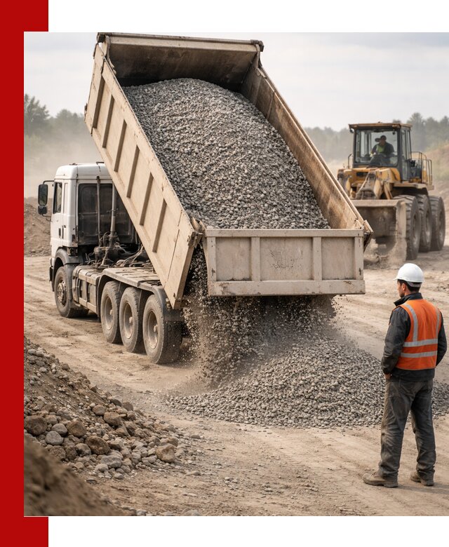 Доставка самосвалом 40 кубов цемента и сыпучих в Орле