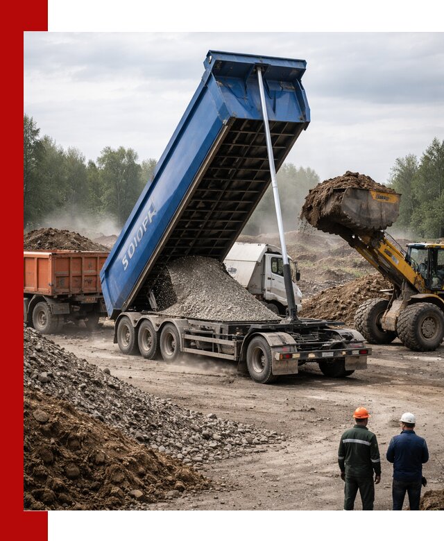 Аренда тонар 40 тонн в Орле с доставкой материалов