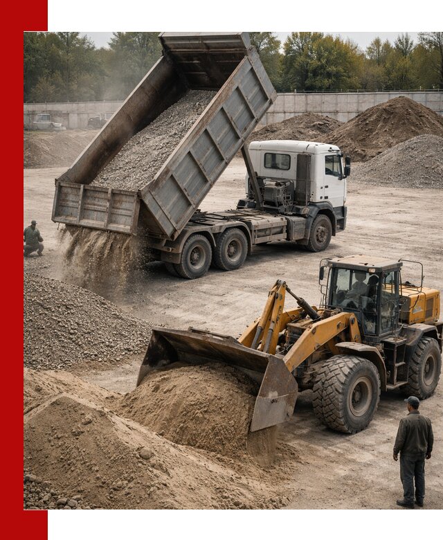 Перевозка сыпучих грузов самосвалами и бортовыми в Орле