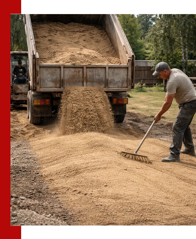 Отсыпка участка песком в Орле быстро и качественно