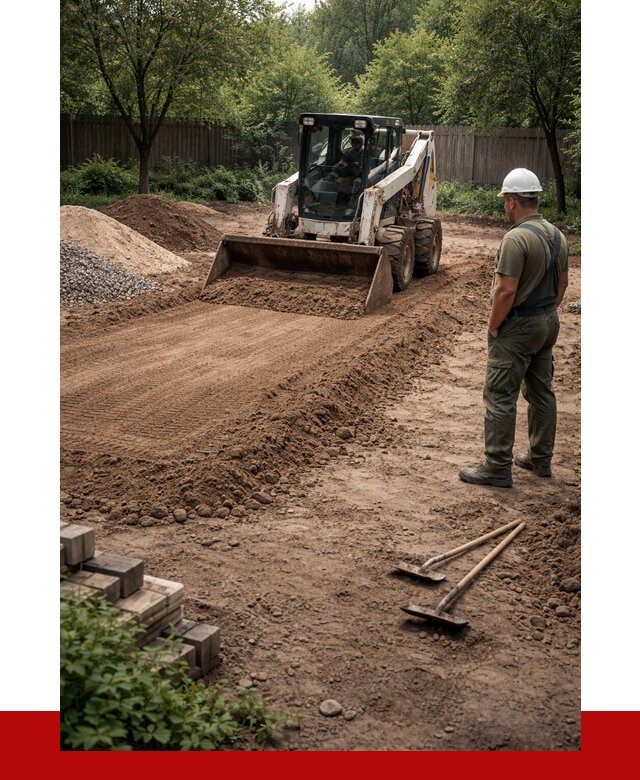 Выравнивание участка под ключ в Орле от 3543 р. | ПРОНЕРУДОрл