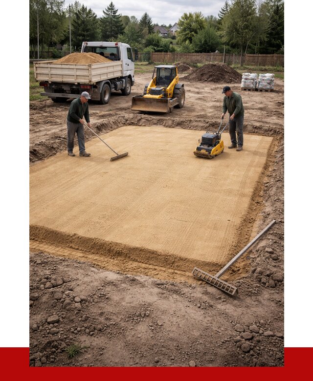 Устройство песчаной подушки в Орле от 4556 р. ПРОНЕРУДОрл